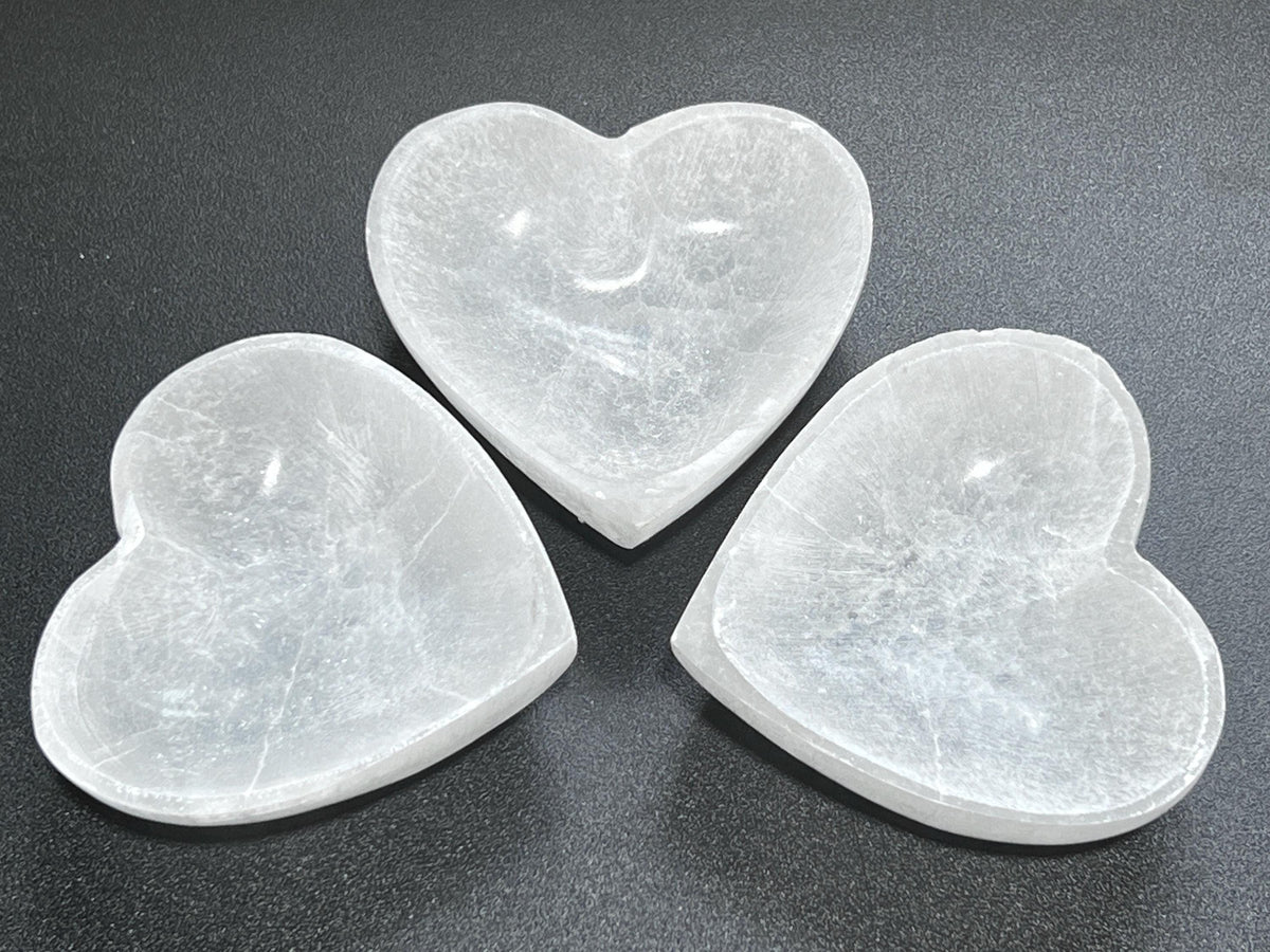 Selenite Heart Bowl