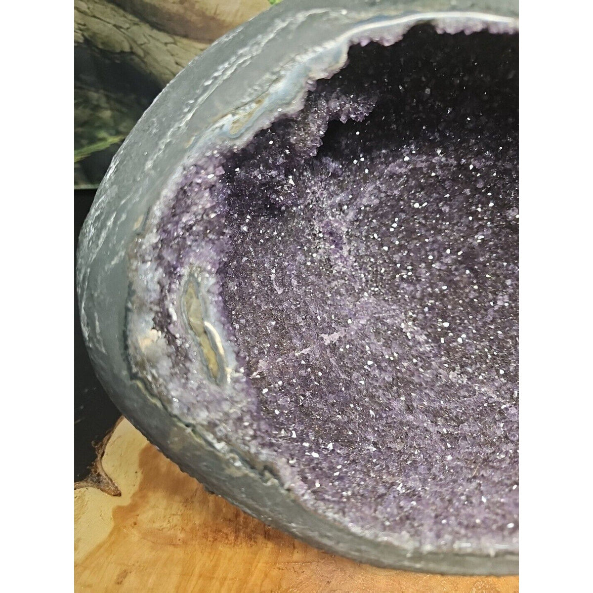 Amethyst Geode - 16.8 lb Raw Brazilian Specimen
