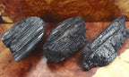 Black Tourmaline Crystals - Raw, Brazil
