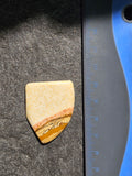 Natural Picture Jasper Cabochon — 38 x 29 mm Hand Cut Landscape Shield