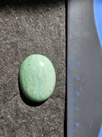 Green Aventurine Cabochon, Hand-Cut Oval Green Gemstone, 30 x 24 mm — One of a Kind