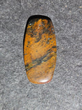 Landscape Jasper Cabochon, Hand-Cut Cushion Gemstone, 50 x 26 mm — One of a Kind