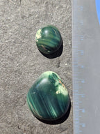 Imperial Jasper Cabochon, Hand-Cut Round or Oval Gemstone, 19 x 17 / 34 x 30 mm