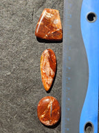 Petrified Wood Cabochon, Hand-Cut Trapezoid Fossil Wood Gemstone, 29 x 26 mm — One of a Kind