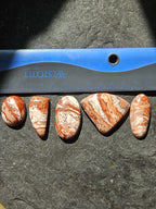 Crazy Lace Agate Cabochon, Hand-Cut Long Oval Gemstone, 44 x 23 mm — One of a Kind
