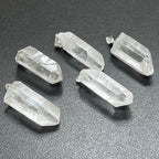 Raw Quartz Crystal Point Pendant