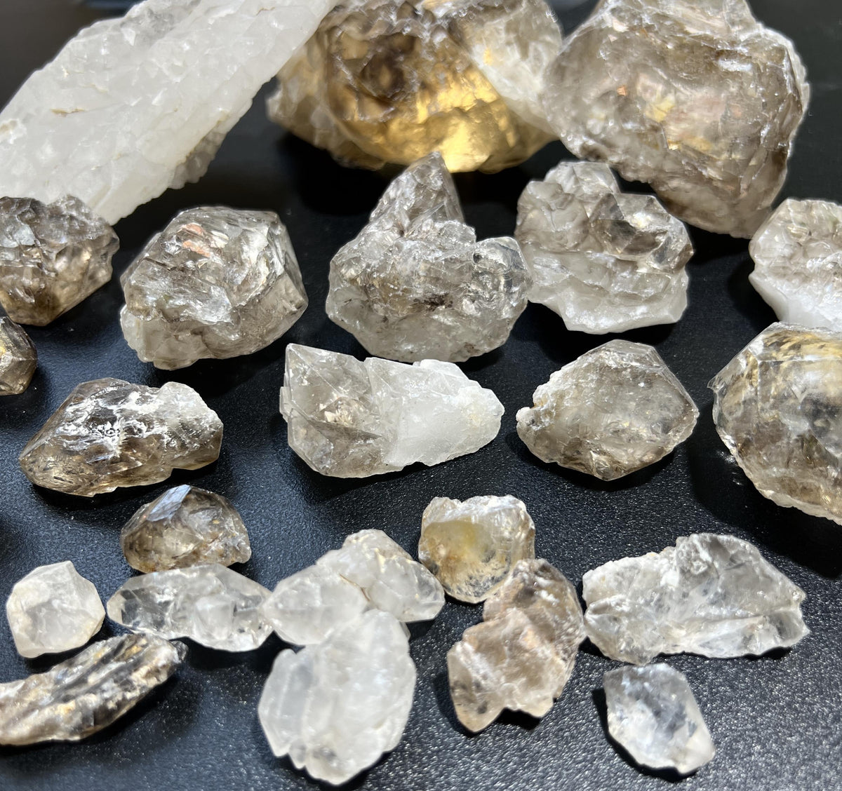 Celestial Quartz Clusters, Raw Alligator Quartz Crystals - Single or by the Pound