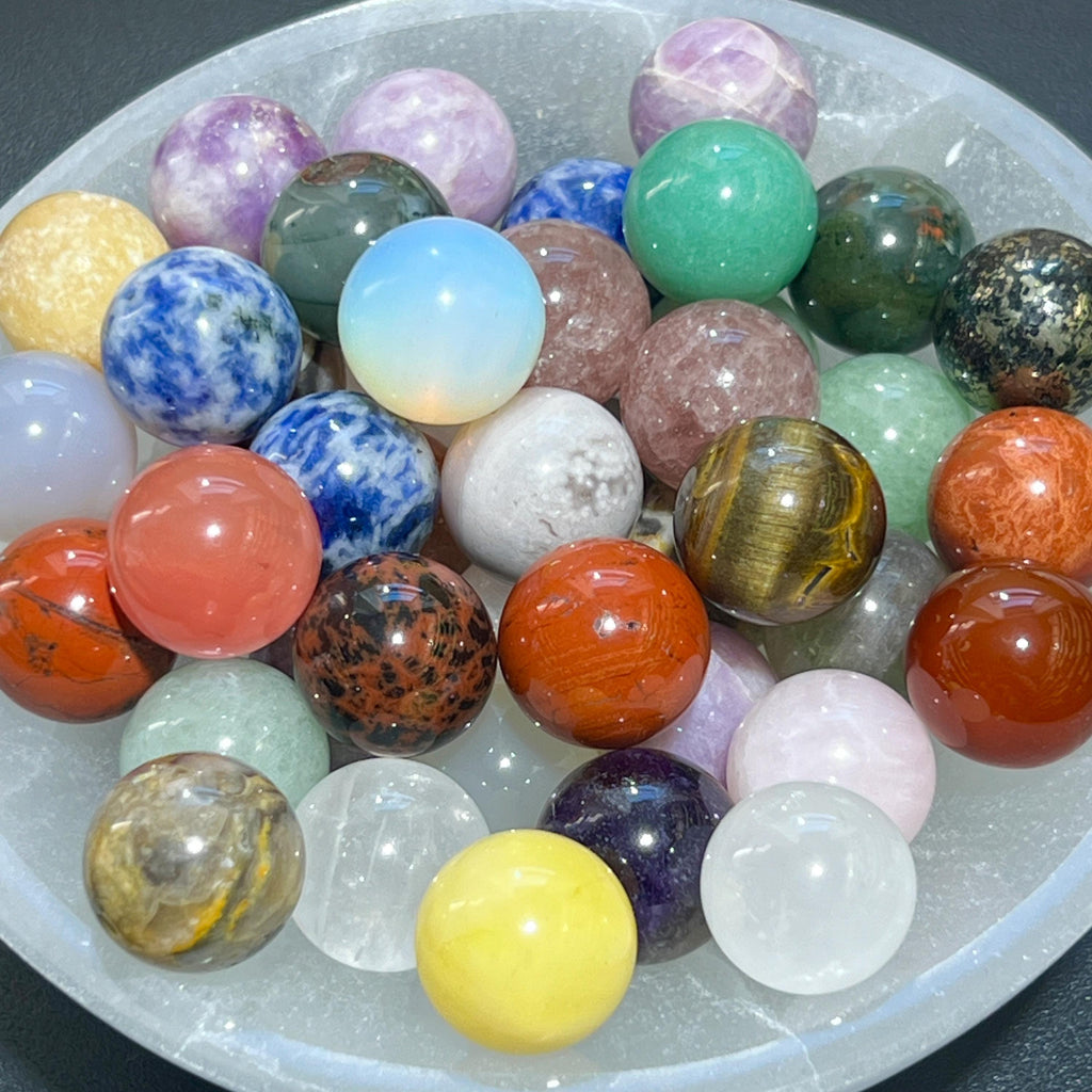 Mixed Mini Crystal Spheres