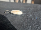 Genuine Scolecite Oval Pendant Stainless Steel Necklace - view 5
