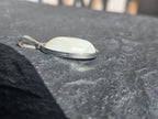 Chatoyant Cat Eye Oval Pendant Stainless Steel Necklace - view 3