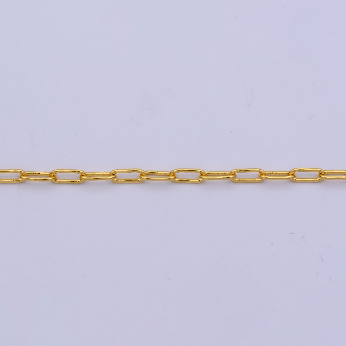 Paperclip Chain Necklace, 14K Gold Filled 2 mm