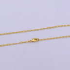 Paperclip Chain Necklace, 14K Gold Filled 2 mm
