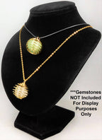 Spiral Cage Pendants for Stones - Silver, Gold or Copper Plated