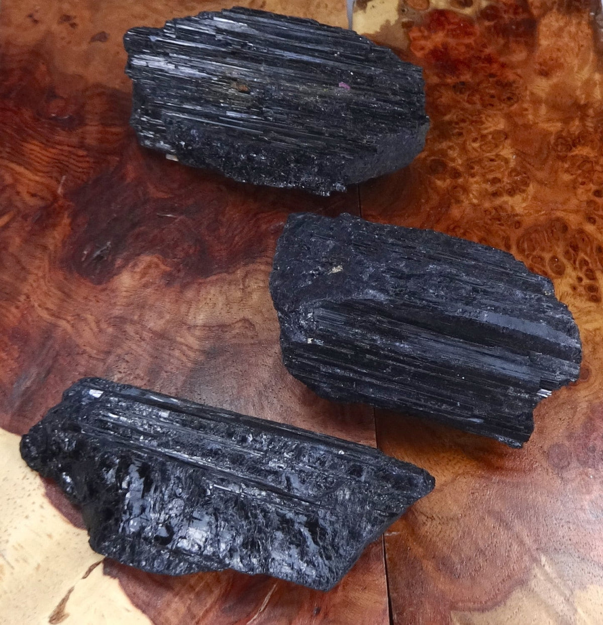 Black Tourmaline Crystals - Raw, Brazil