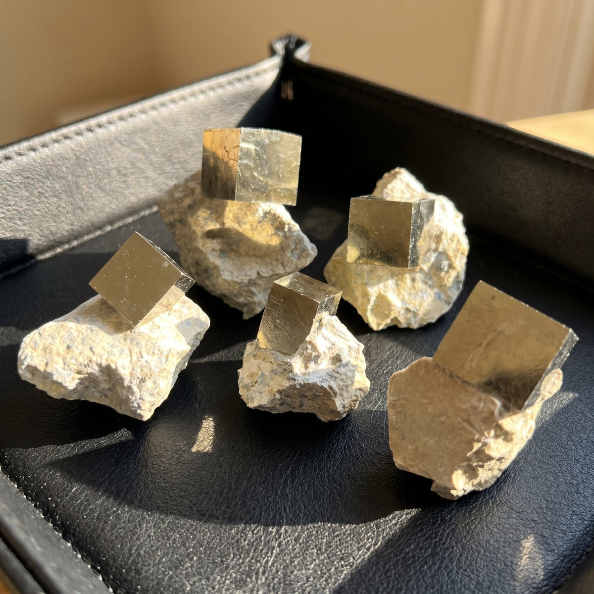 Pyrite Cubes in Matrix - Spain
