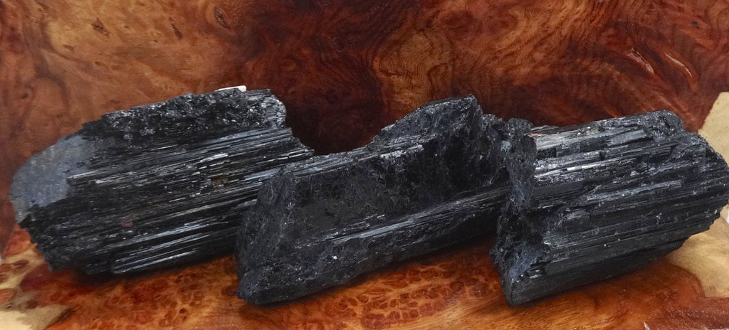 Black Tourmaline Crystals - Raw, Brazil