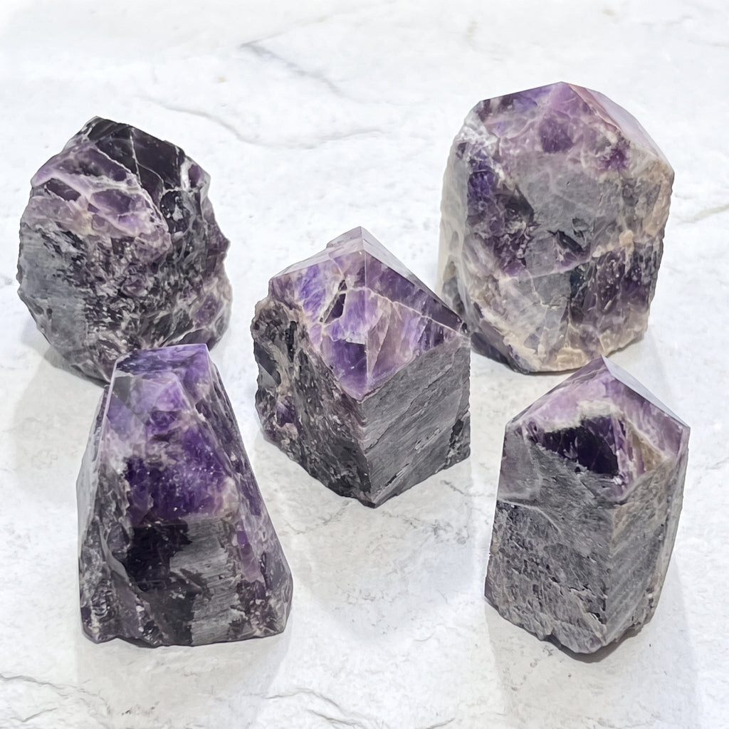 Large Banded Amethyst Tower