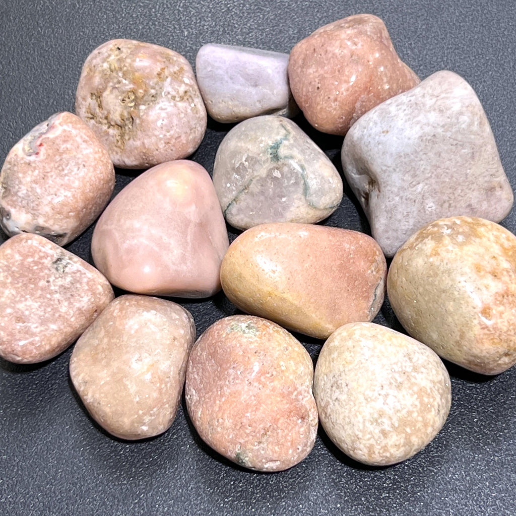Large Pink Amethyst Tumbled Stones - Brazil