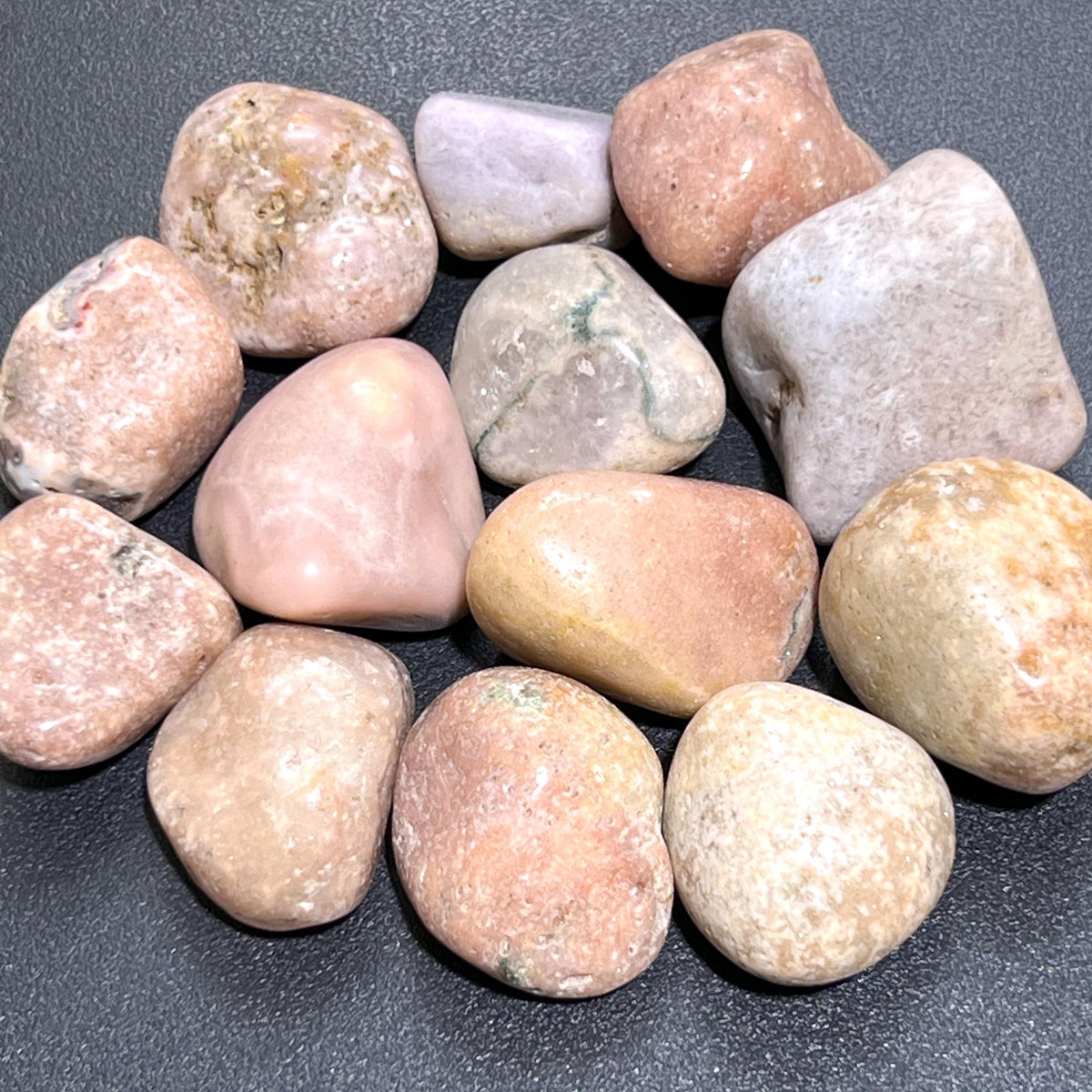 Large Pink Amethyst Tumbled Stones - Brazil