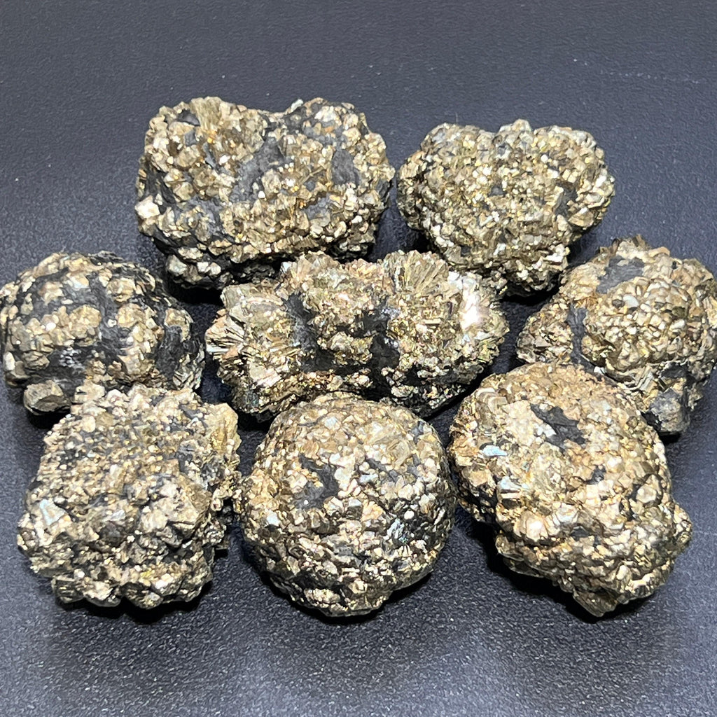 Marcasite Nodules, Raw Metallic Iron Sulfide - By the Piece or Pound, Pakistan