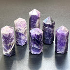 Banded Amethyst Tower - Mini Crystal Point
