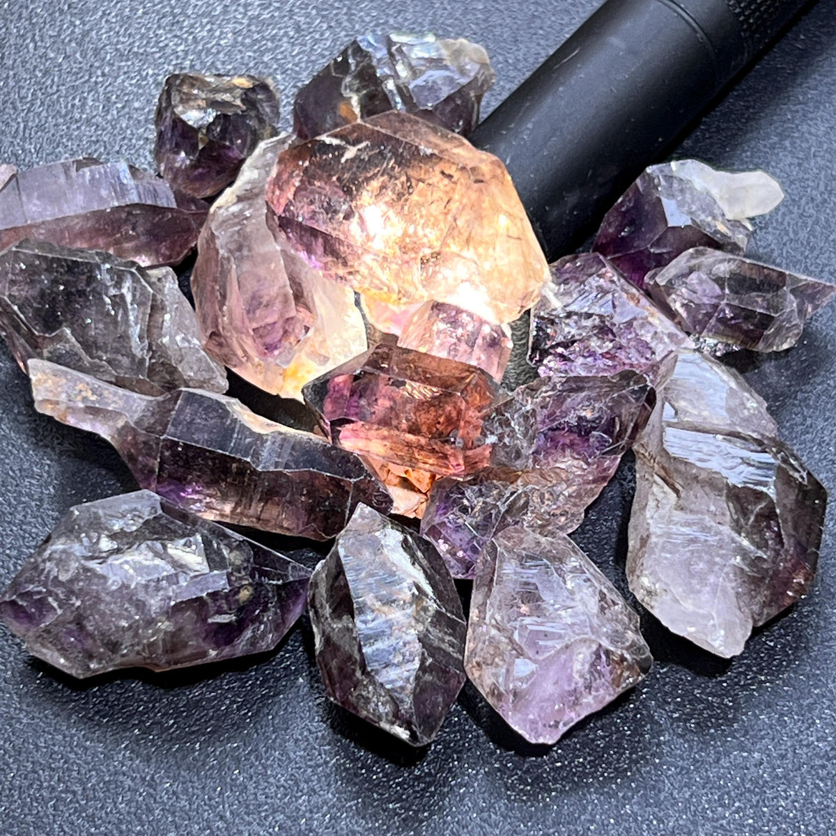 Smoky Shangaan Amethyst Points - Zimbabwe