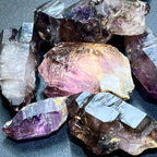 Large Smoky Shangaan Amethyst Points - Zimbabwe