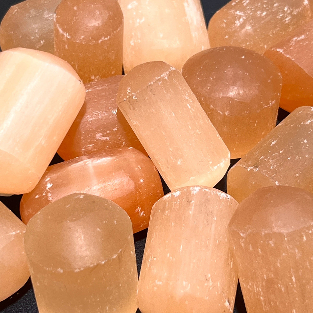 Orange Selenite Tumbled Stones