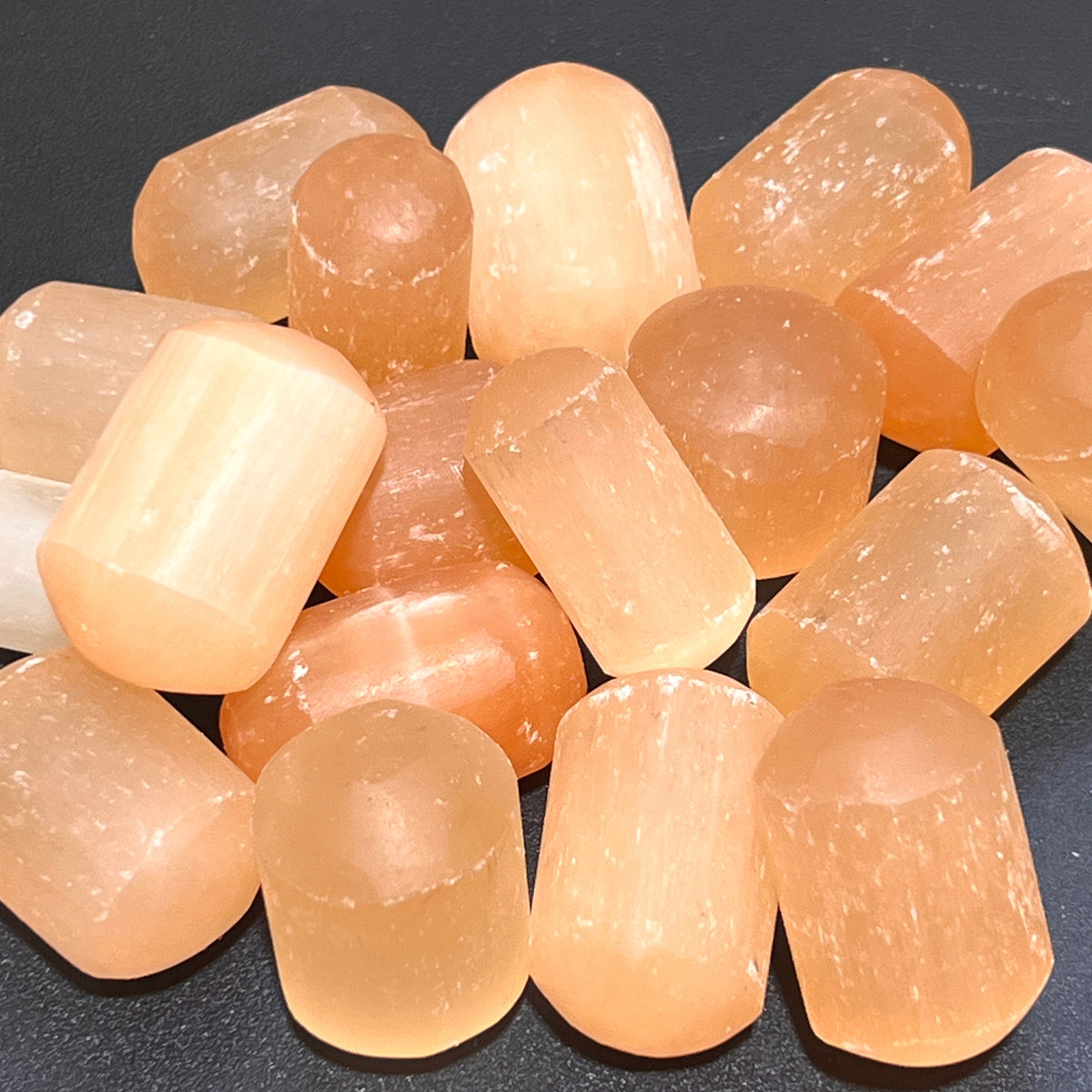 Orange Selenite Tumbled Stones