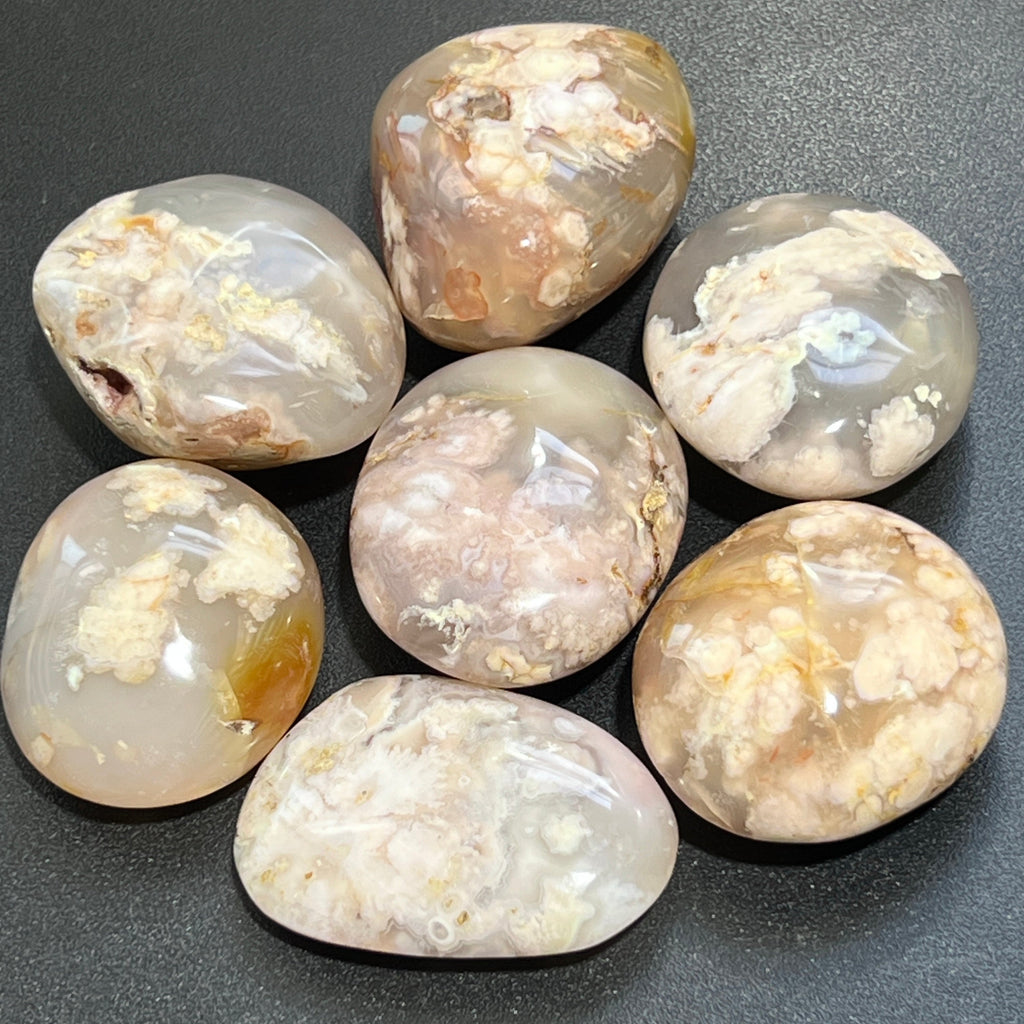 Flower Agate Palm Stone - Madagascar