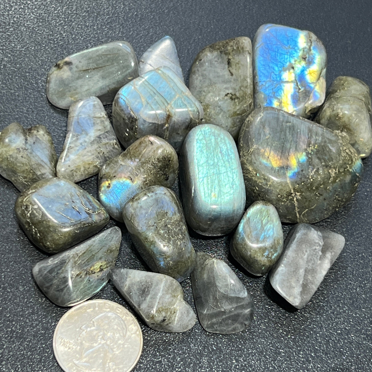 Labradorite Tumbled Stones - Madagascar