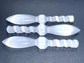 Selenite Crystal Decorative Sword Spiral Point Wand