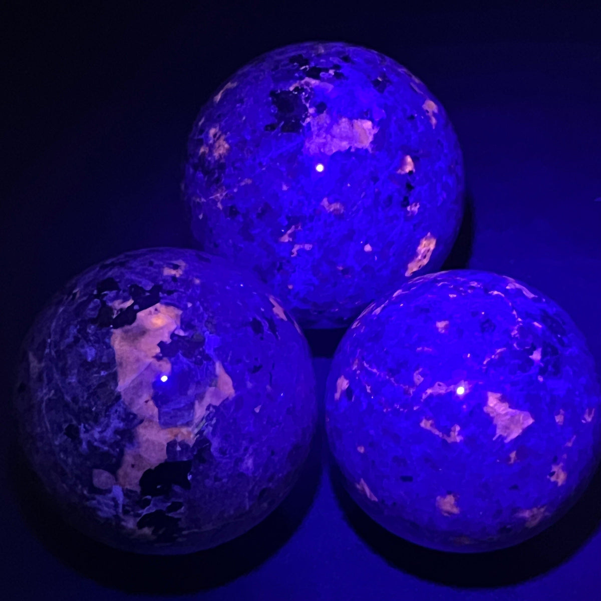 UV Reactive Syenite Sphere