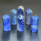 Sodalite Mini Crystal Point Tower, India