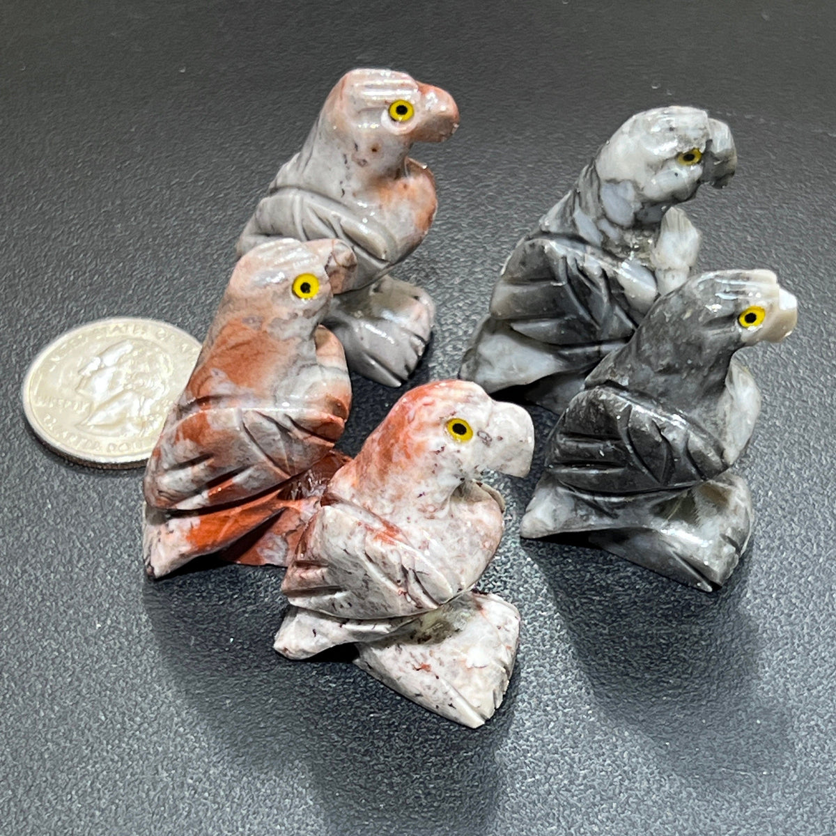 Soapstone Animal Carvings - Pack of 10