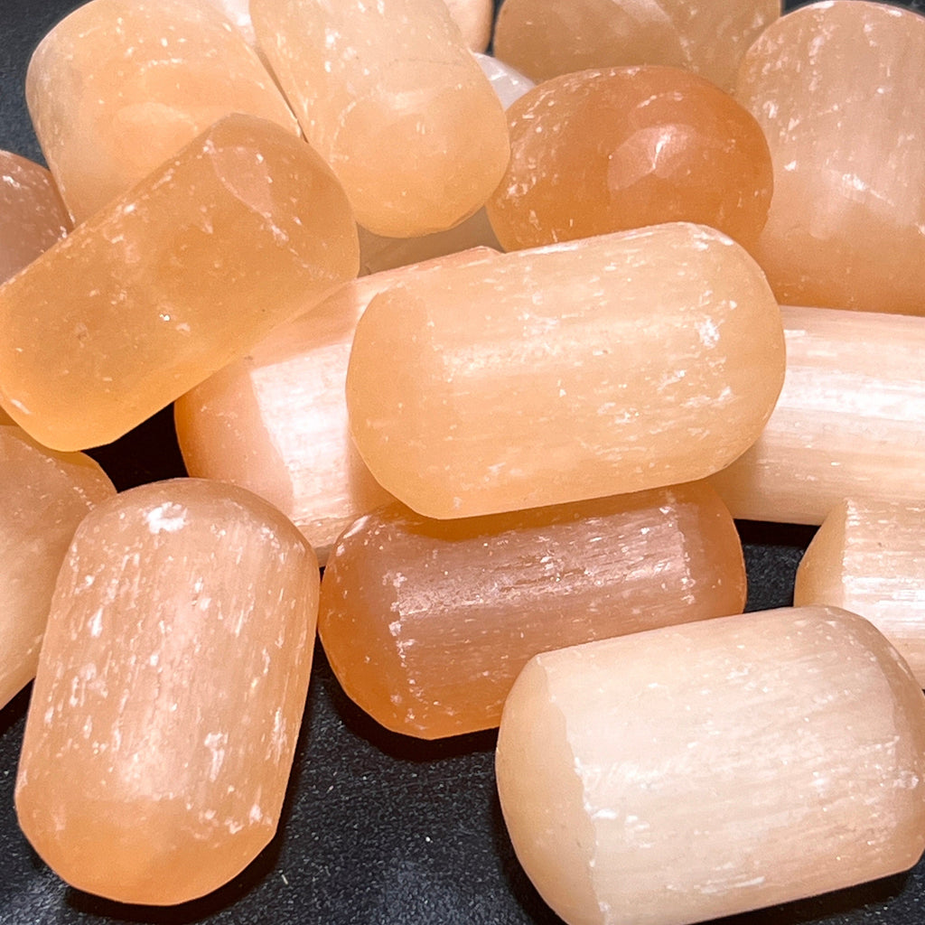 Orange Selenite Tumbled Stones