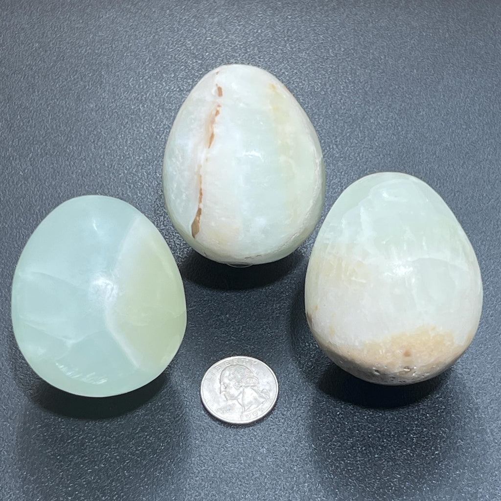 Pistachio Calcite Egg