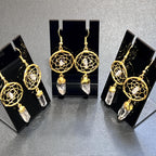 Quartz Crystal Dreamcatcher Earrings