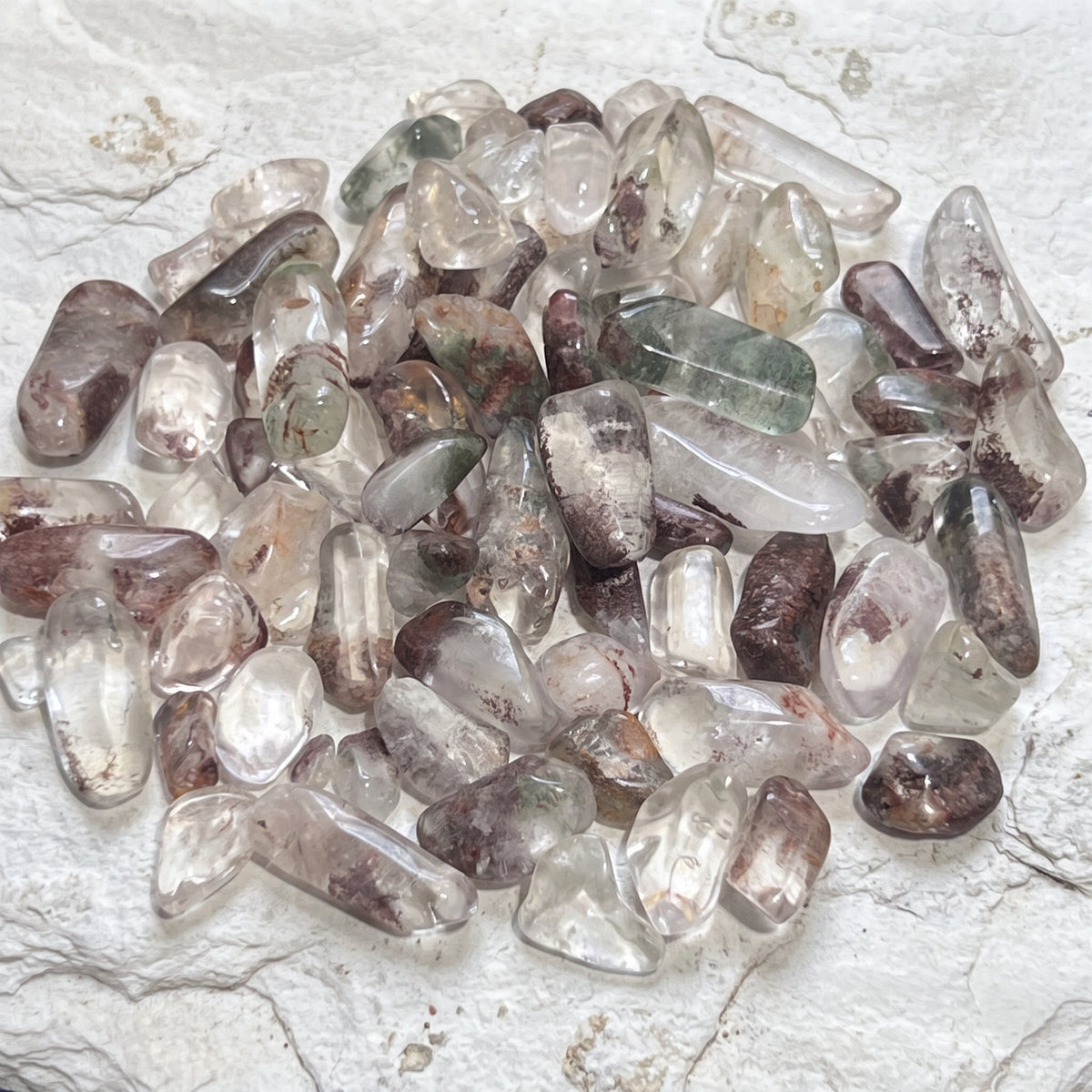 Garden Quartz Small Tumbled Stones