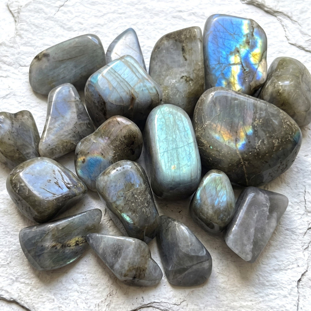 Labradorite Tumbled Stones - Madagascar