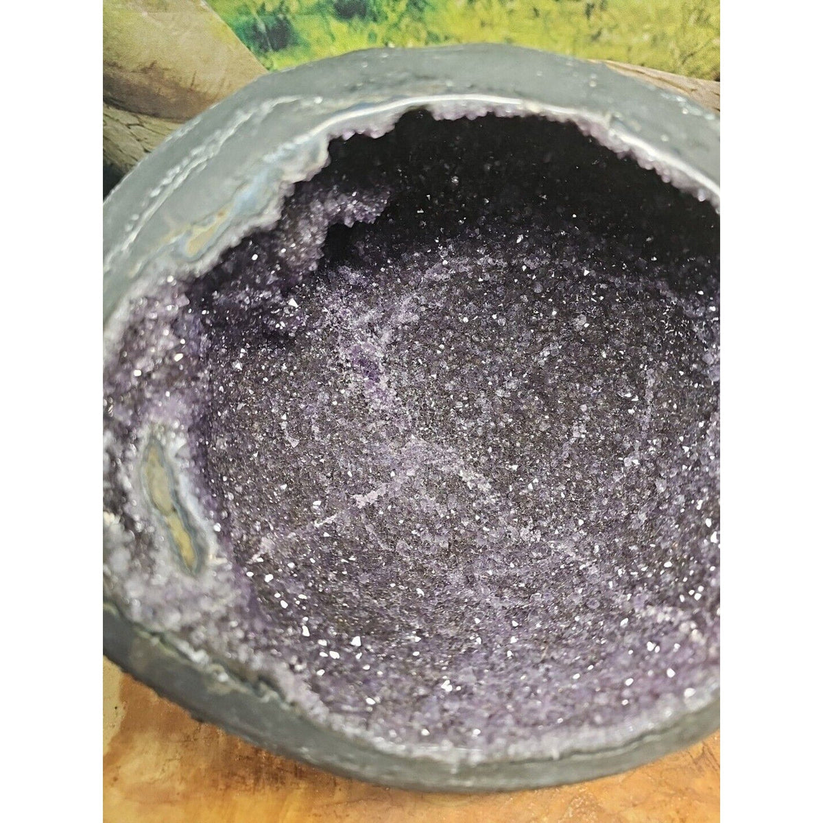 Amethyst Geode - 16.8 lb Raw Brazilian Specimen