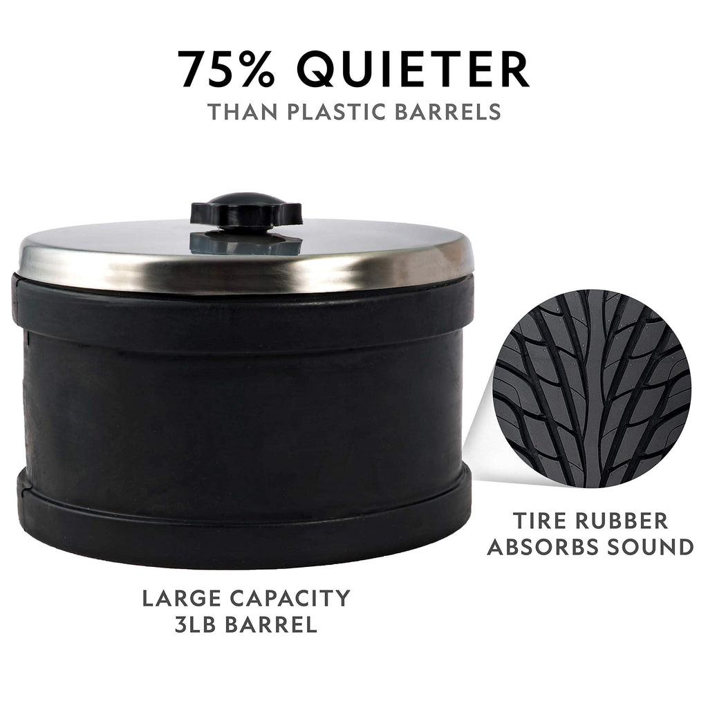 The Rock STEM Tumbler Kit, 3 lb Rough Stones, Grit and GemFoam Polish