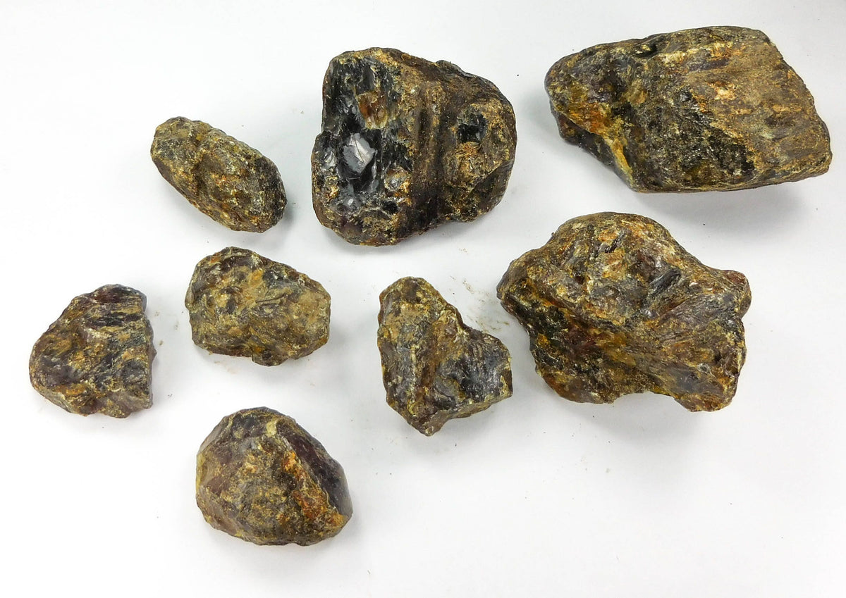 Black Amber Rough Stones - Indonesia