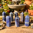 Sodalite Mini Crystal Point Tower, India