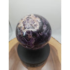 5.6LB Natural Dream Amethyst Sphere Quartz Crystal Ball - view 2