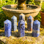 Sodalite Mini Crystal Point Tower, India