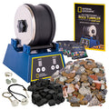 The Rock STEM Tumbler Kit, 3 lb Rough Stones, Grit and GemFoam Polish