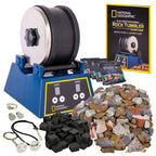 The Rock STEM Tumbler Kit, 3 lb Rough Stones, Grit and GemFoam Polish