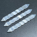 Selenite Spiral Wand - Morocco