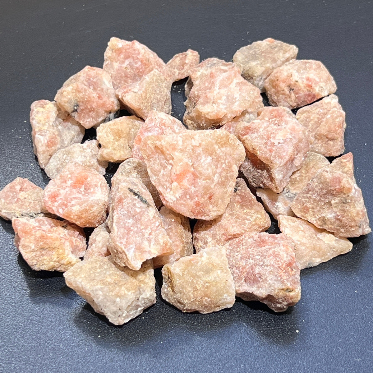 Sunstone Rough, Raw Orange Heliolite Stones - By the Piece or Pound